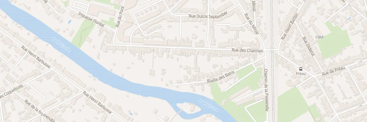 Plan du 69 Rue des Charmes au Mans