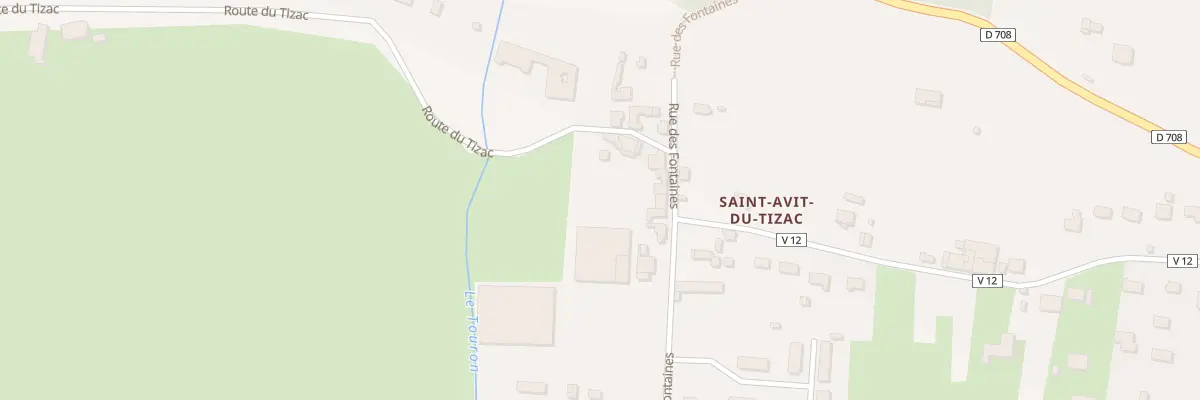 Plan du 4 Rte du Tizac à Port-Sainte-Foy-et-Ponchapt