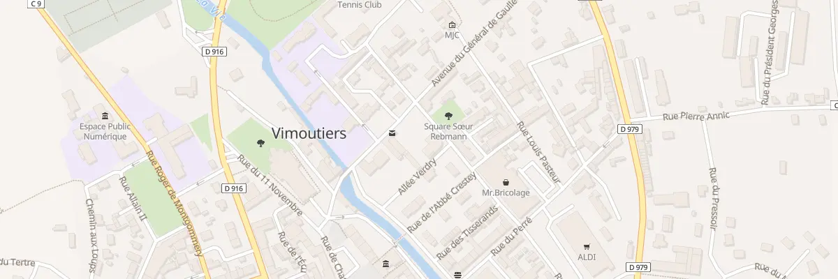 Plan du 21 Rue du Docteur Maillard à Vimoutiers