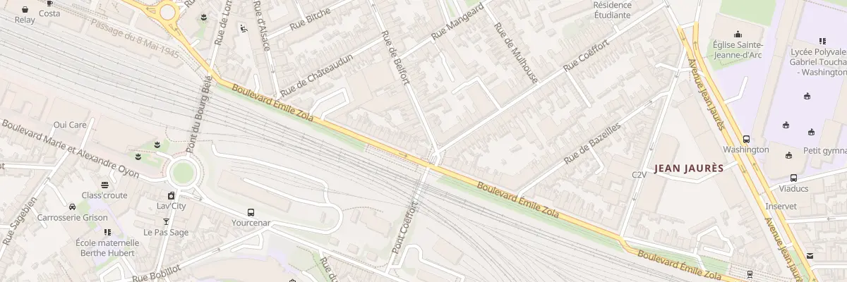 Plan du 70 Rue de Belfort au Mans