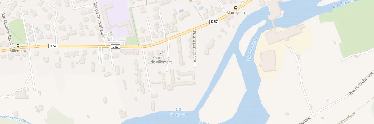 Plan du 1835 Rte de Gond Pontouvre à Ruelle-sur-Touvre