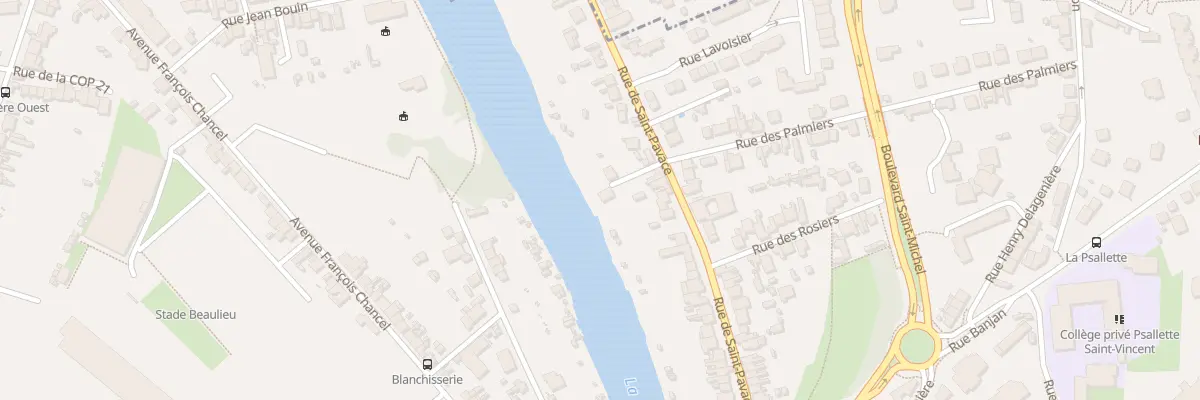 Plan du 59B Rue de Saint Pavace au Mans