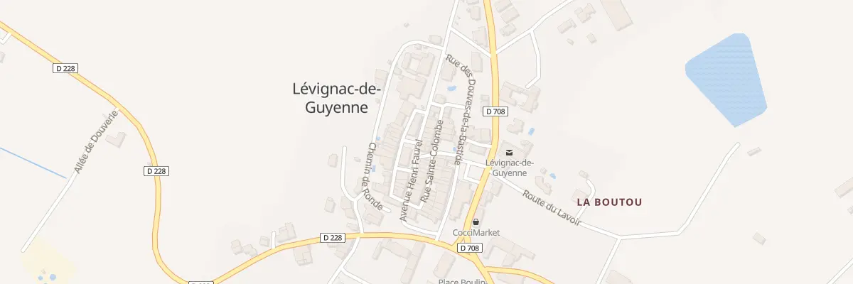 Plan du 13 Pl de la Halle à Lévignac-de-Guyenne