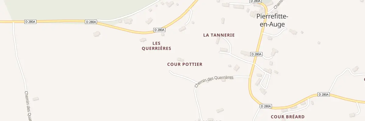 Plan du 5048 Cour Pottier à Pierrefitte-en-Auge