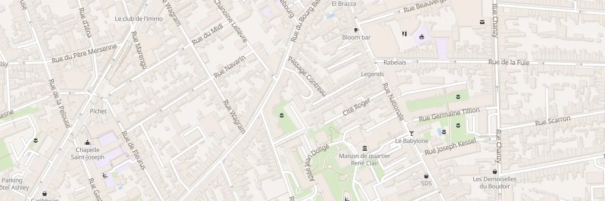 Plan du 43 Rue du Bourg Belé au Mans