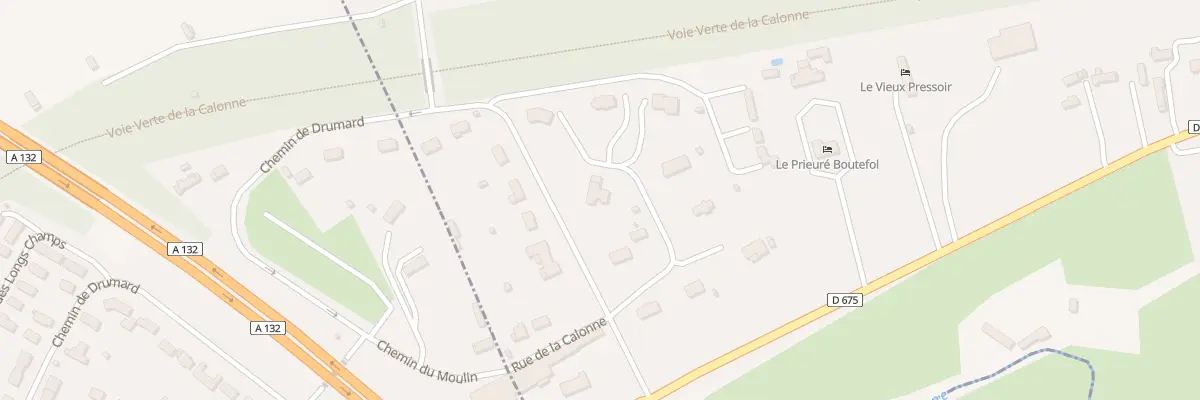 Plan du 5192 Rue du Moulin à Surville