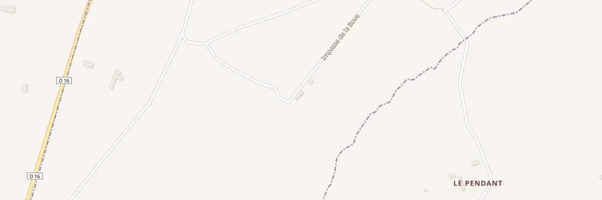 Plan du 5 La Bove à Guerquesalles