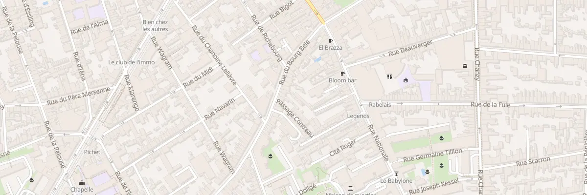 Plan du 31B Rue du Bourg Belé au Mans