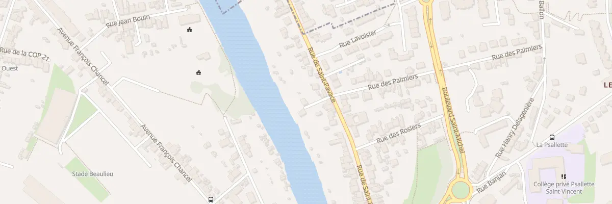 Plan du 61 Rue de Saint Pavace au Mans