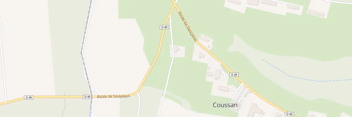 Plan du 1 Che La Goutille à Coussan