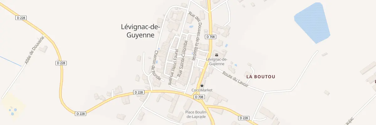 Plan du 15 Rue Sainte Colombe à Lévignac-de-Guyenne