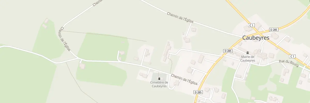 Plan du 266 Lartigau à Caubeyres