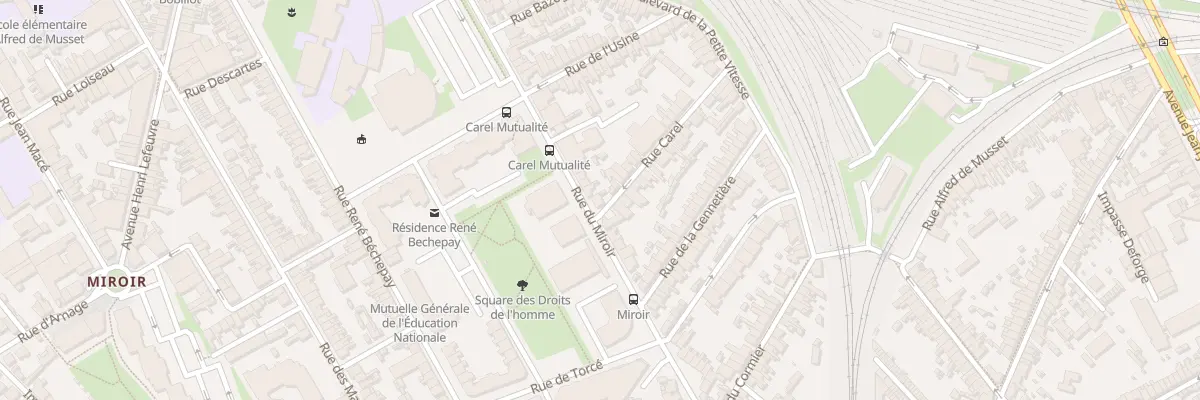 Plan du 79 Rue du Miroir au Mans