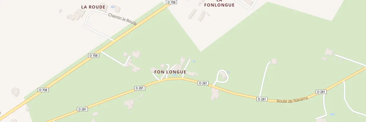 Plan du 575 Rte de Navarre à Duras