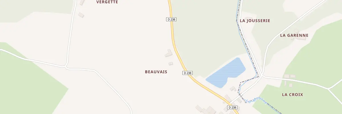 Plan du 3983 Rte de Ternant à Noyant-Villages