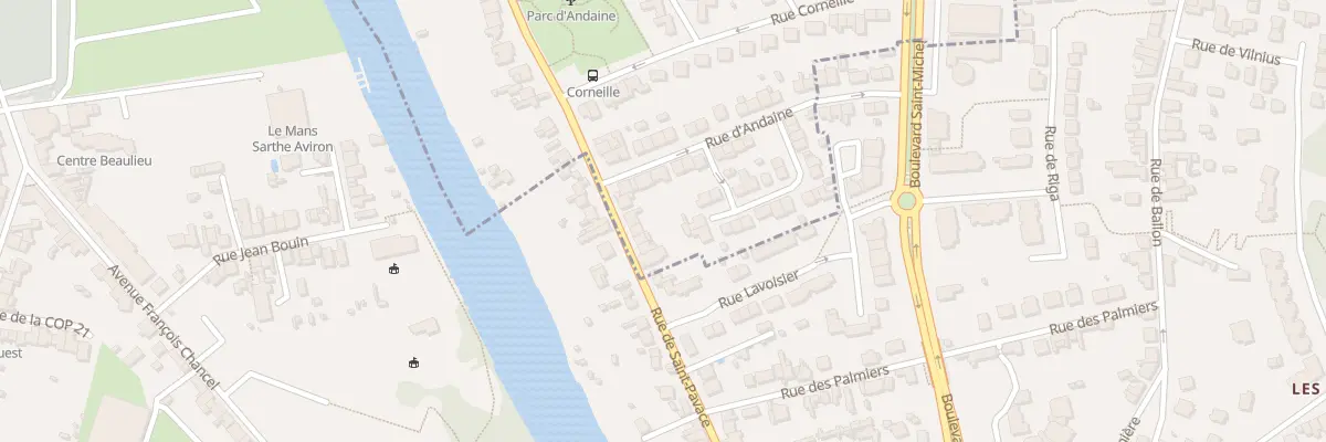 Plan du 35 Rue Rabelais à Coulaines