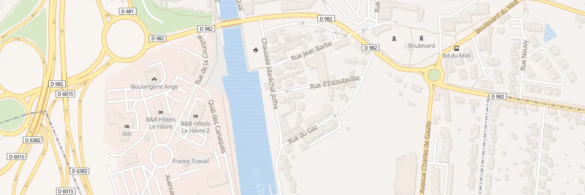 Plan du 2 Rue d’Estouteville à Harfleur