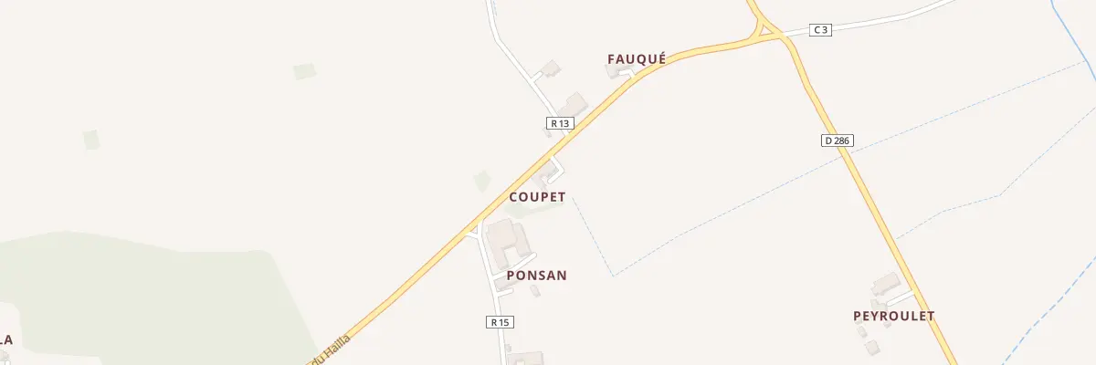 Plan du 5060 Coupet à Monlezun