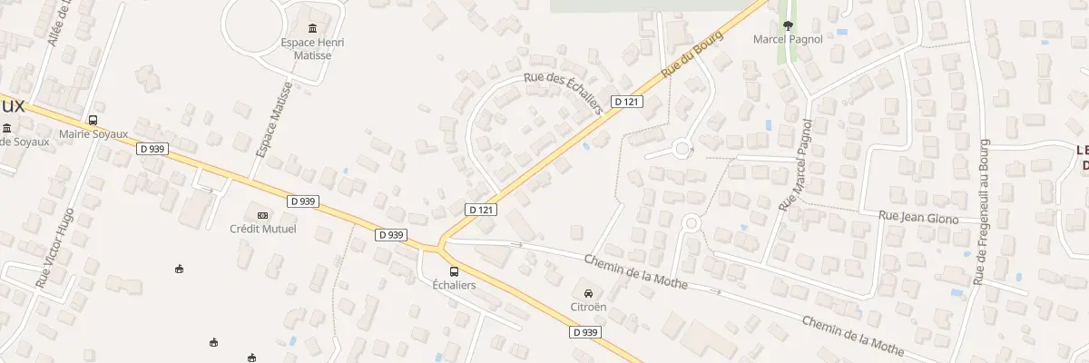 Plan du 7 Rue du Bourg à Soyaux