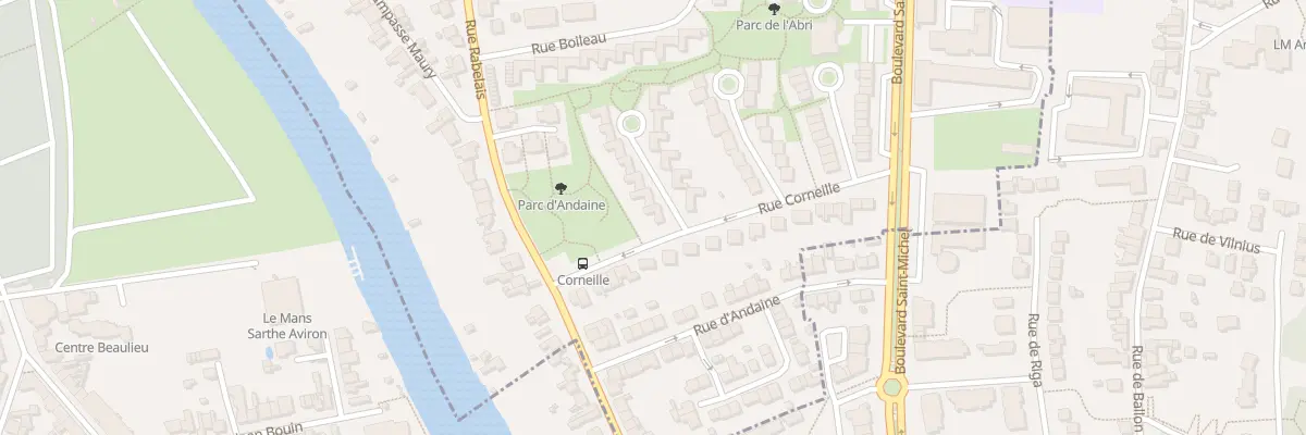 Plan du 1 Rue la Fontaine à Coulaines