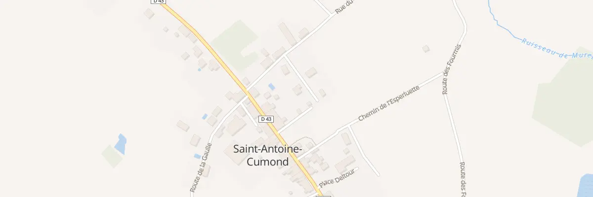 Plan du 61 Rue Guy Bassy à Saint Privat en Périgord