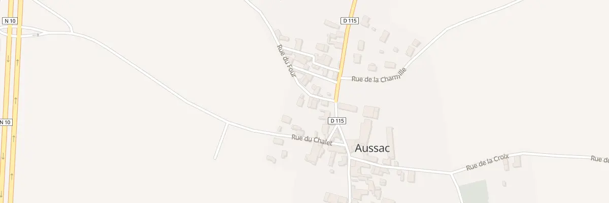 Plan du 5017 Le Bourg à Aussac-Vadalle