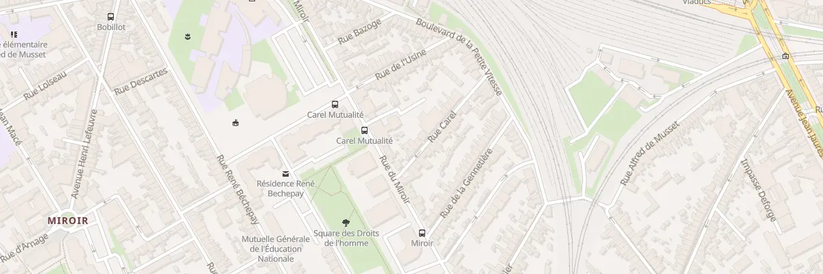 Plan du 28 Rue Carel au Mans