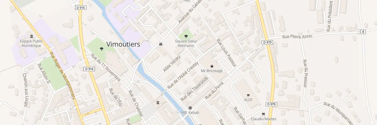 Plan du 7 Rue de l’Abbé Crestey à Vimoutiers