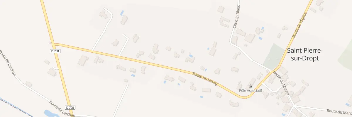 Plan du 344 Rte du Bourg à Saint-Pierre-sur-Dropt