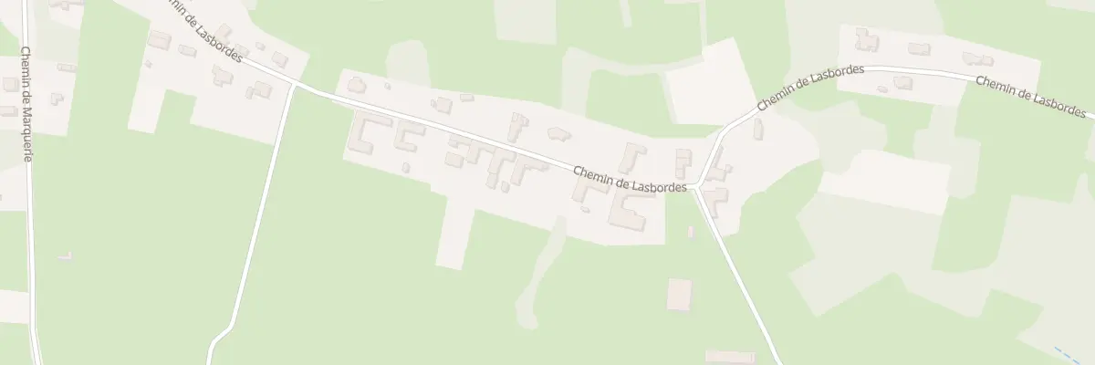 Plan du 54 Che de Lasbordes à Castelvieilh