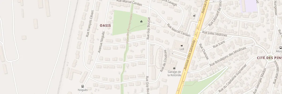 Plan du 3 Rue Maurice Archambault au Mans