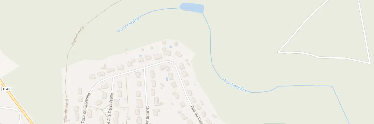 Plan du 22 Rue du Verger Bonnet à Béruges