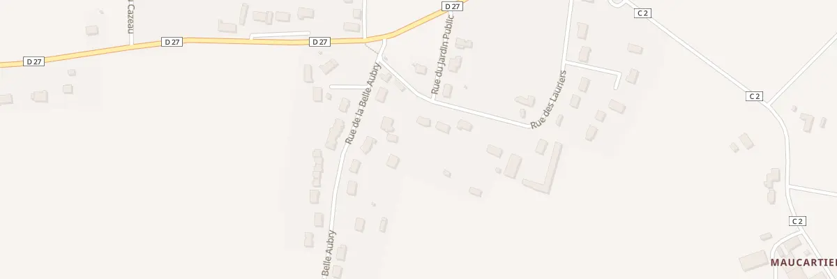 Plan du 23 Rue des Lauriers à Meurcé