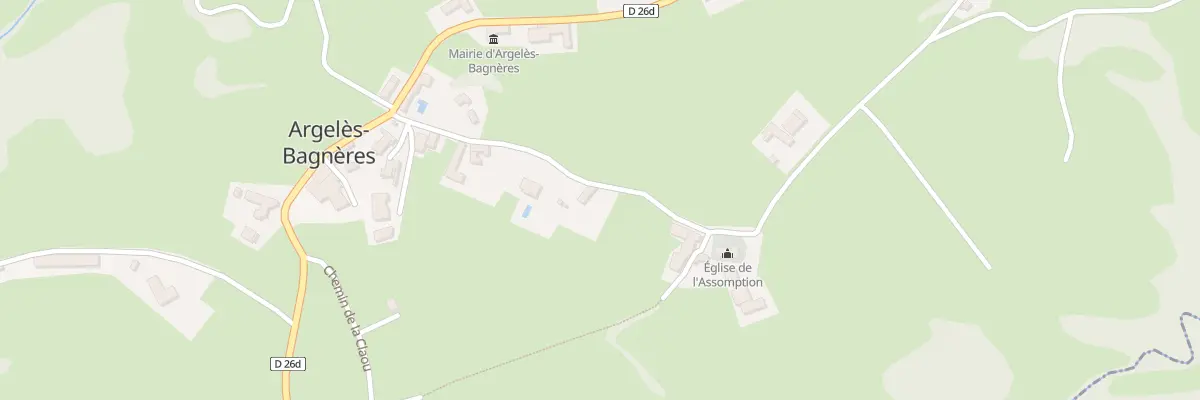 Plan du 5018 Bignolle à Argelès-Bagnères