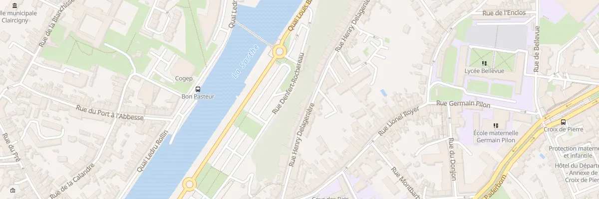 Plan du 15 Rue Henry Delagenière au Mans