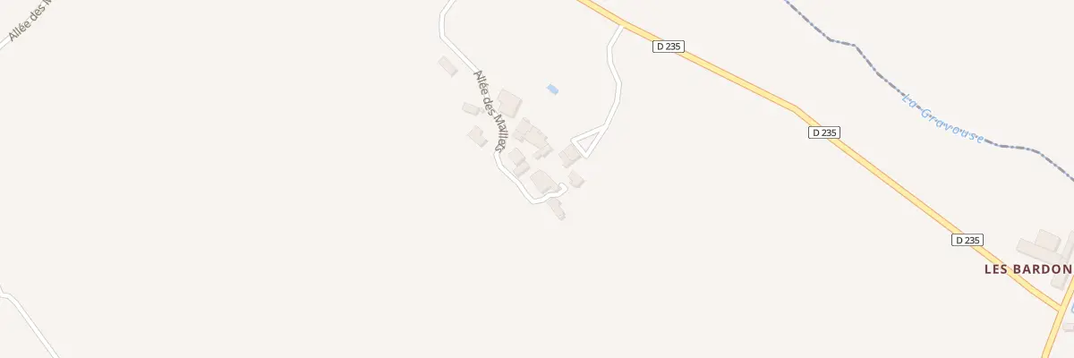 Plan du 3 Les Maillets à Riocaud