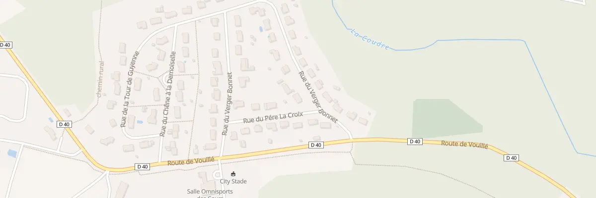 Plan du 3 Rue du Verger Bonnet à Béruges
