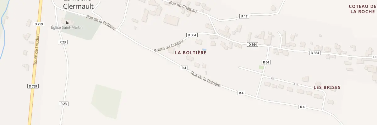 Plan du 2 La Boltiere à La Roche-Clermault