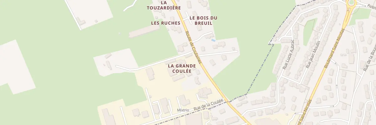 Plan du 24 Rte de Coulaines à Saint-Pavace