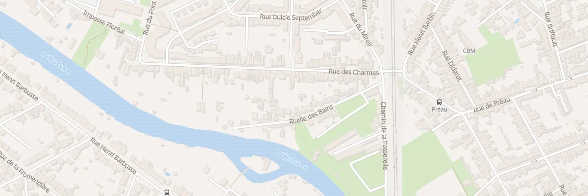 Plan du 41 Rue des Charmes au Mans