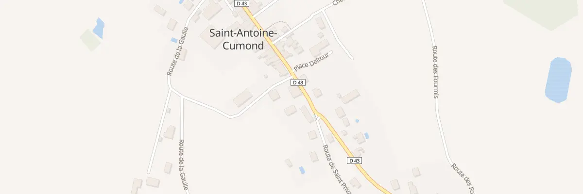 Plan du 240 Rue Guy Bassy à Saint Privat en Périgord
