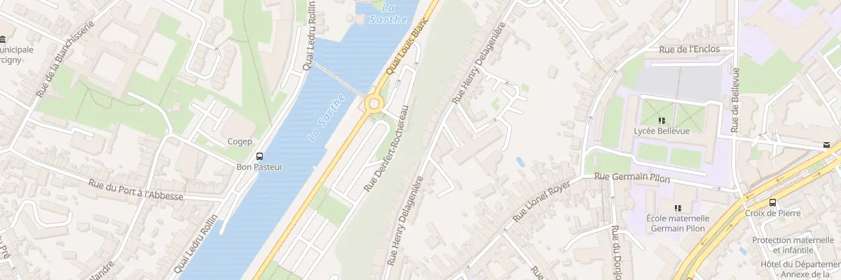 Plan du 19 Rue Henry Delagenière au Mans