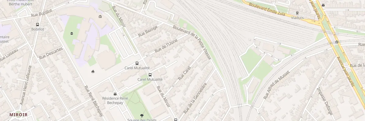 Plan du 12 Rue Carel au Mans