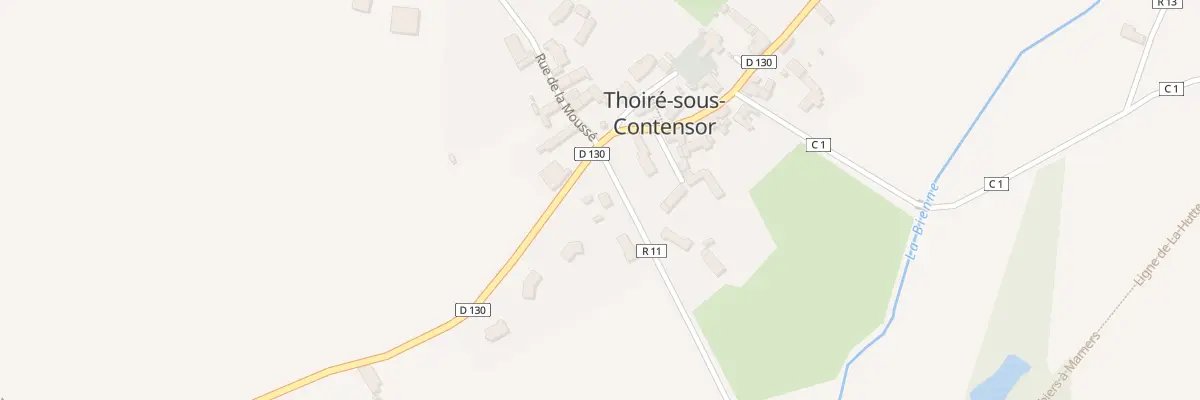 Plan du 2 Rue de Contensor à Thoiré-sous-Contensor