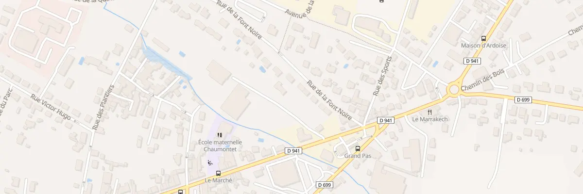 Plan du 14 Rue de la Font Noire à L’Isle-d’Espagnac