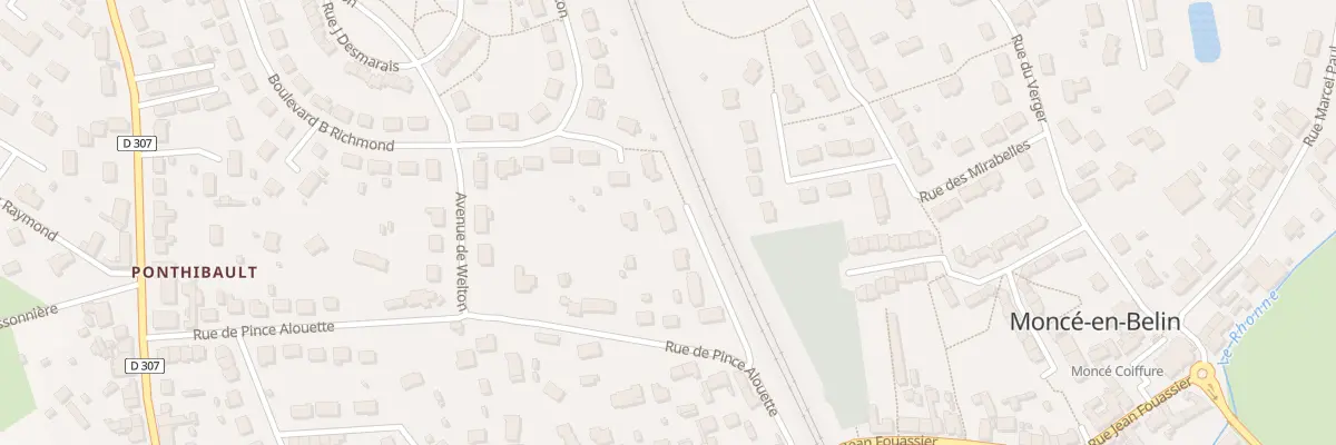 Plan du 5708 Rue de Pince Alouette à Moncé-en-Belin