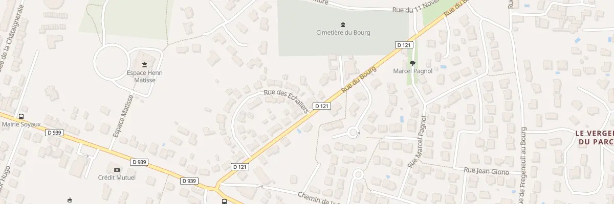 Plan du 26 Rue du Bourg à Soyaux