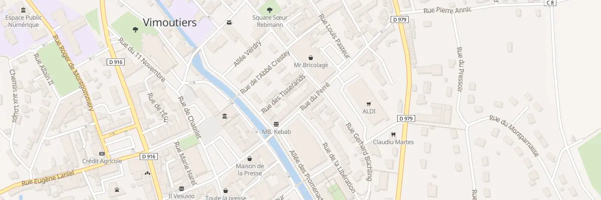 Plan du 19B Rue du Perré à Vimoutiers