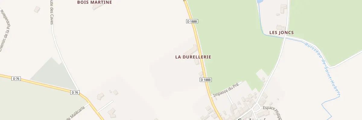 Plan du 1 La Durellerie à Coulongé