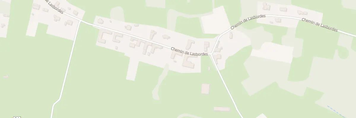 Plan du 56 Che de Lasbordes à Castelvieilh